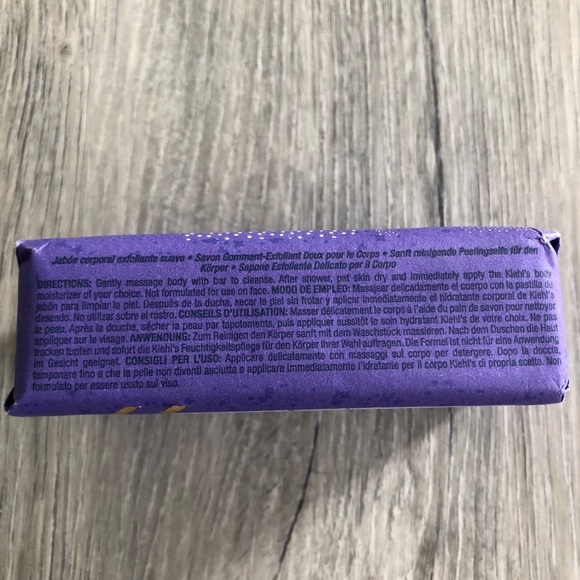 KIEHL'S Limited Edition Scrub Soap Bar Lavender - Picture 5 of 5